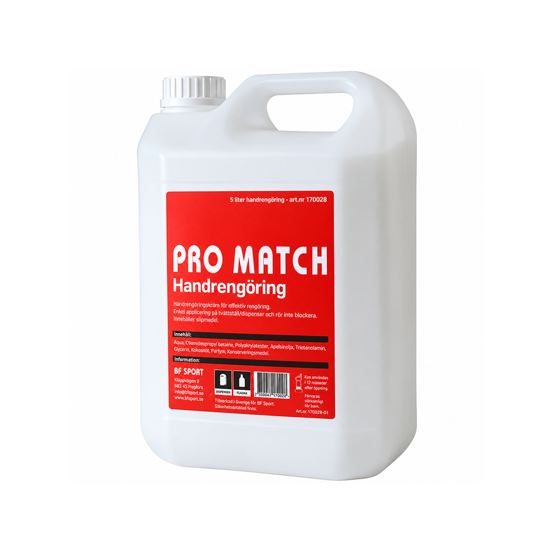 Pro match Hand Cleaner 5 Litres – for Removing Handball Resin