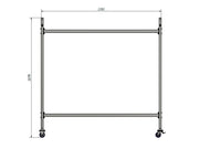 Transport trolley for 4 handball goal - Nordic Sport