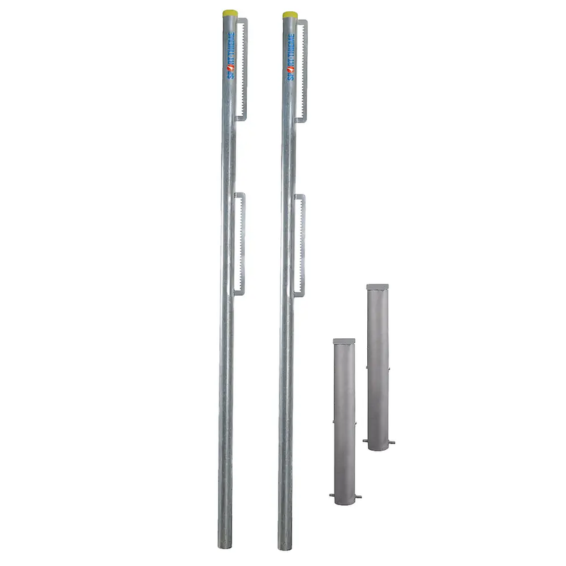 Club Beach Volleyball Posts with Ground Sockets