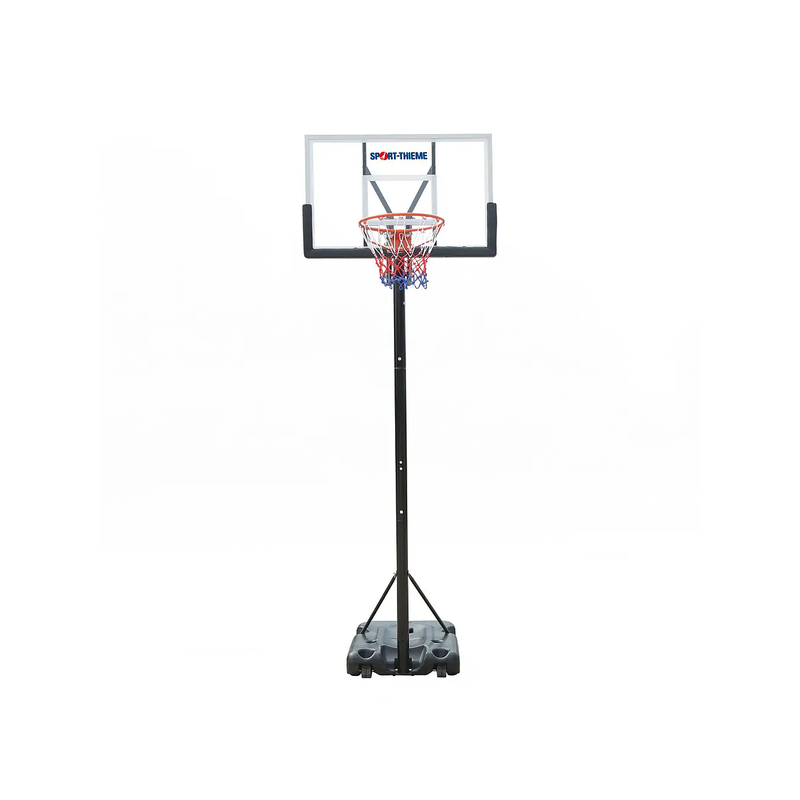 Miami Basketball Stand with Round Pole – Height-Adjustable for Home Use
