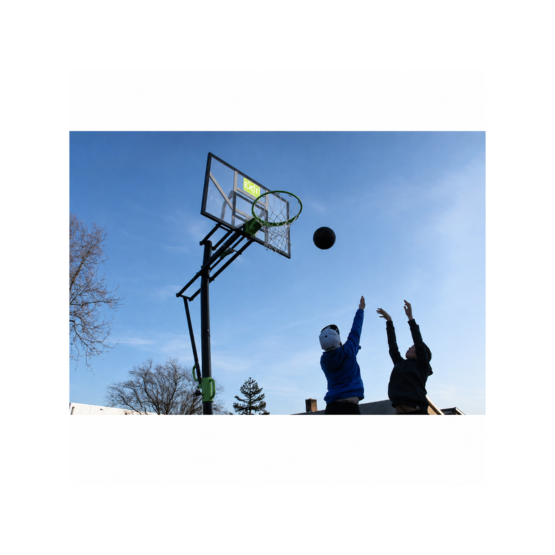 EXIT Galaxy Portable Basketball Stand – Mobile and Height-Adjustable