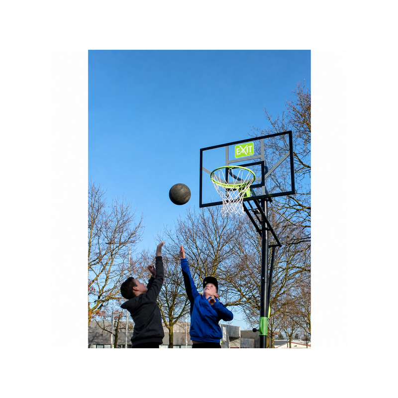 EXIT Galaxy Portable Basketball Stand – Mobile and Height-Adjustable
