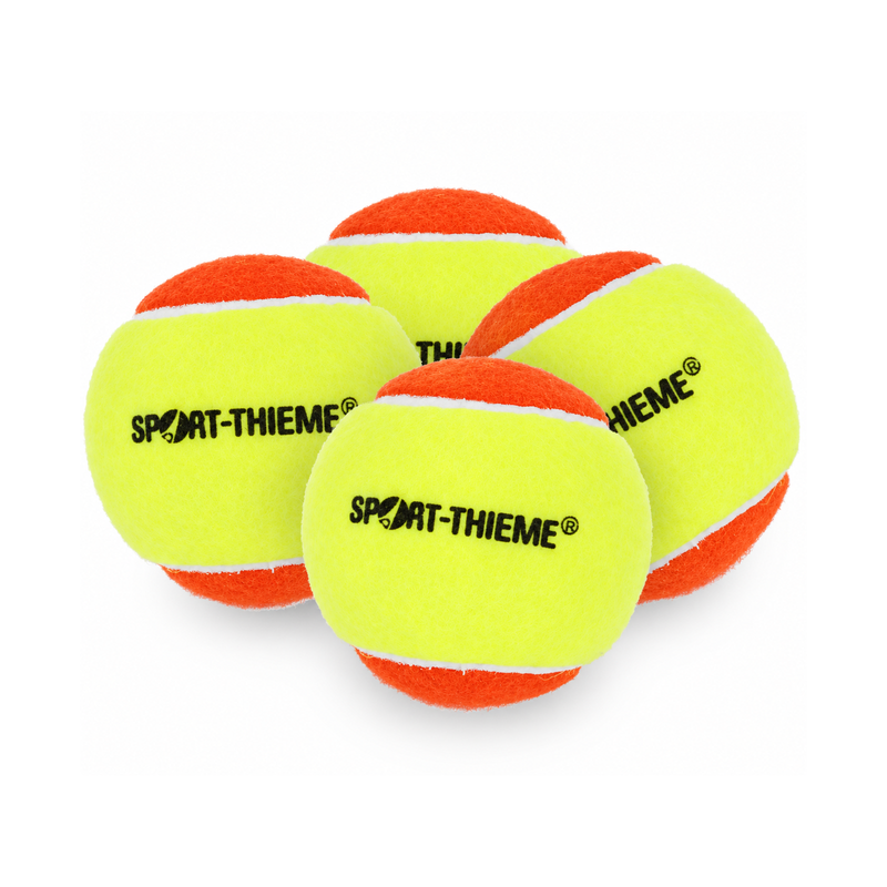 Soft Jump Tennis Balls – Orange Level 2, 4-pack - Nordic Sport