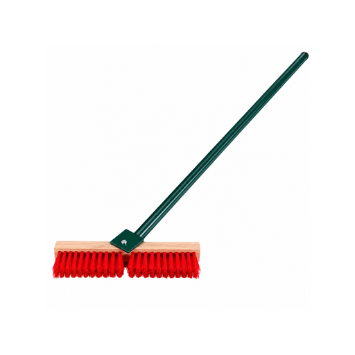 Tennis Line Brush Top with Aluminium Handle – Choose Plastic or Arenga Bristles - Nordic Sport