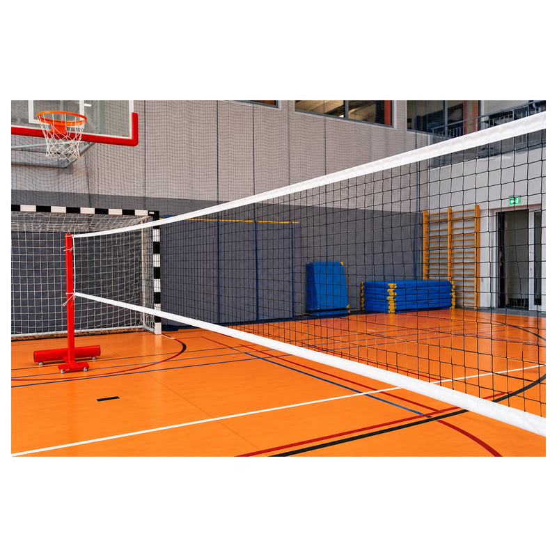 Träningsbadmintonnät, svart