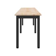 Bench Natural color 200 x 35 x 45 cm - Nordic Sport