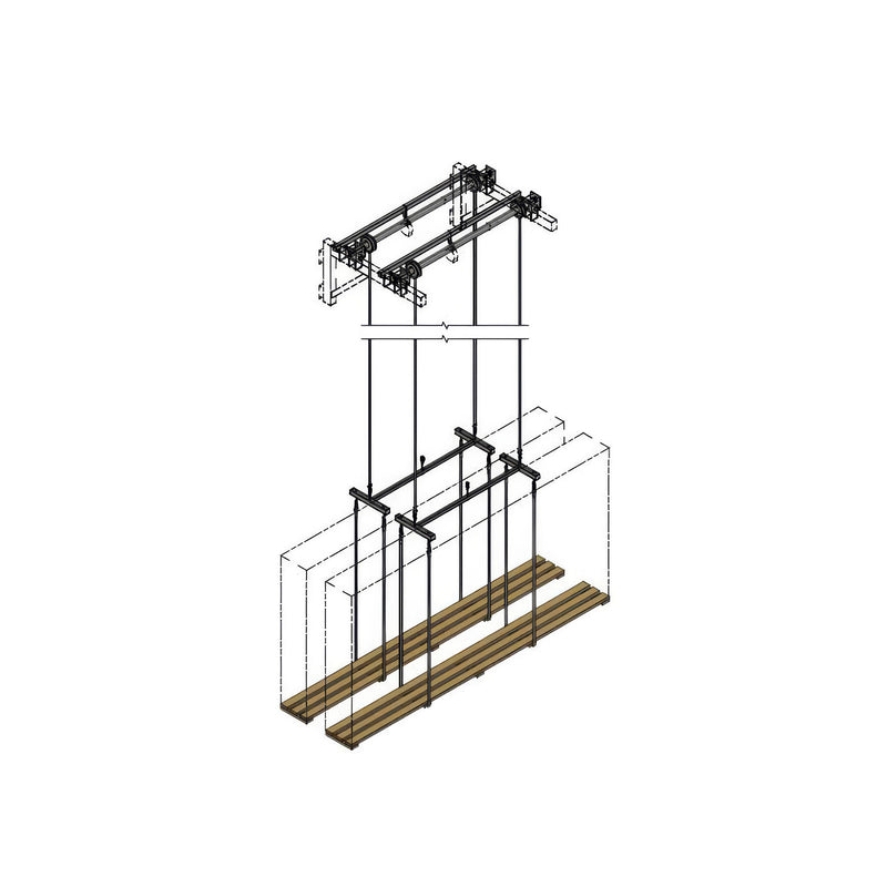 Mat Hoist for 2 Mats & 2 Motors