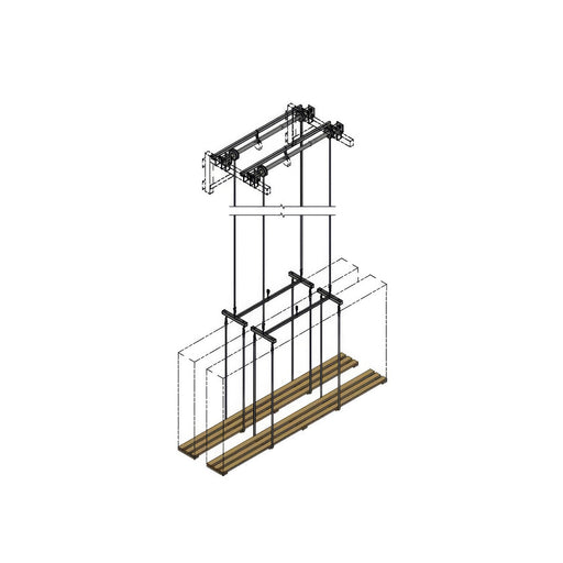 Mat Hoist for 2 Mats & 2 Motors - Nordic Sport
