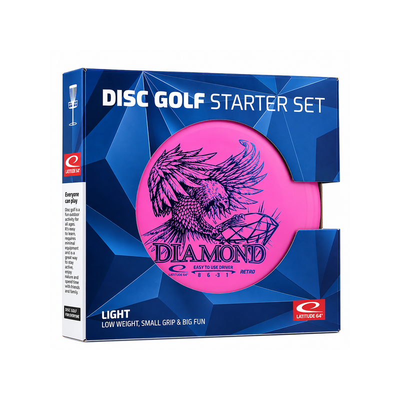 Latitude 64° Starter Set Light – Lightweight Disc Golf Set for Beginners