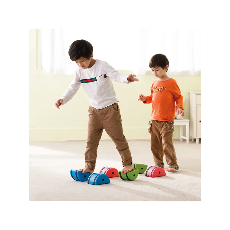 Burkstyltor Weplay Walking Stones 3 par – för förskola och balanslek