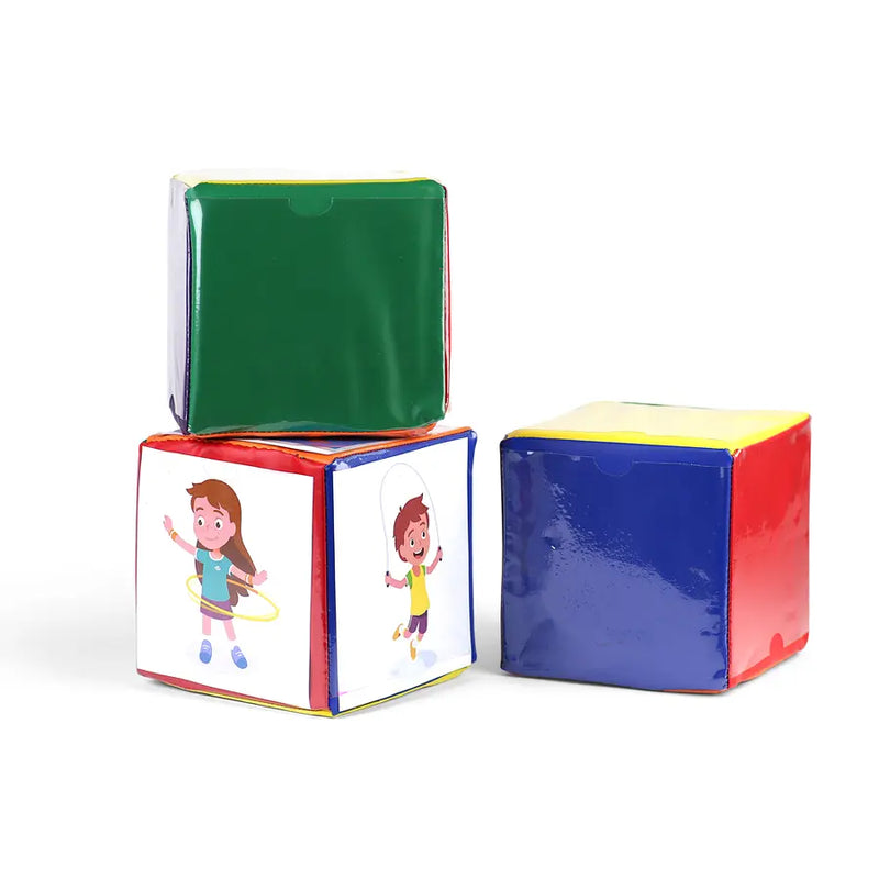 Activity cubes 3 pcs. 15x15cm