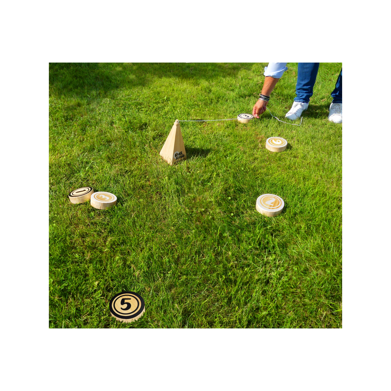Wooden RullKubb – Outdoor Game for the Whole Family