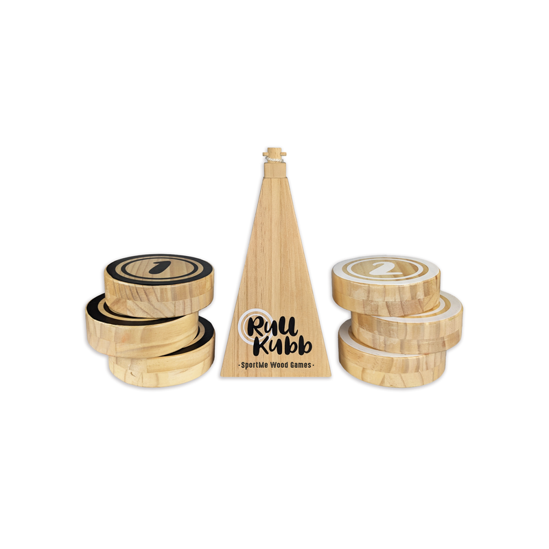 Wooden RullKubb – Outdoor Game for the Whole Family