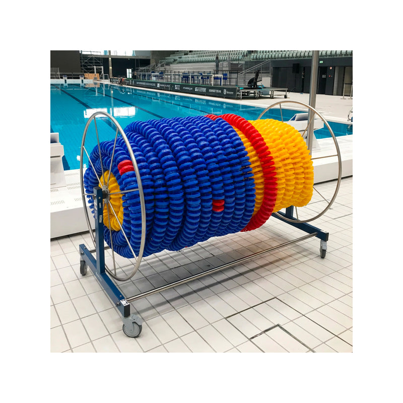 Rope trolley for swimming lines Stainless