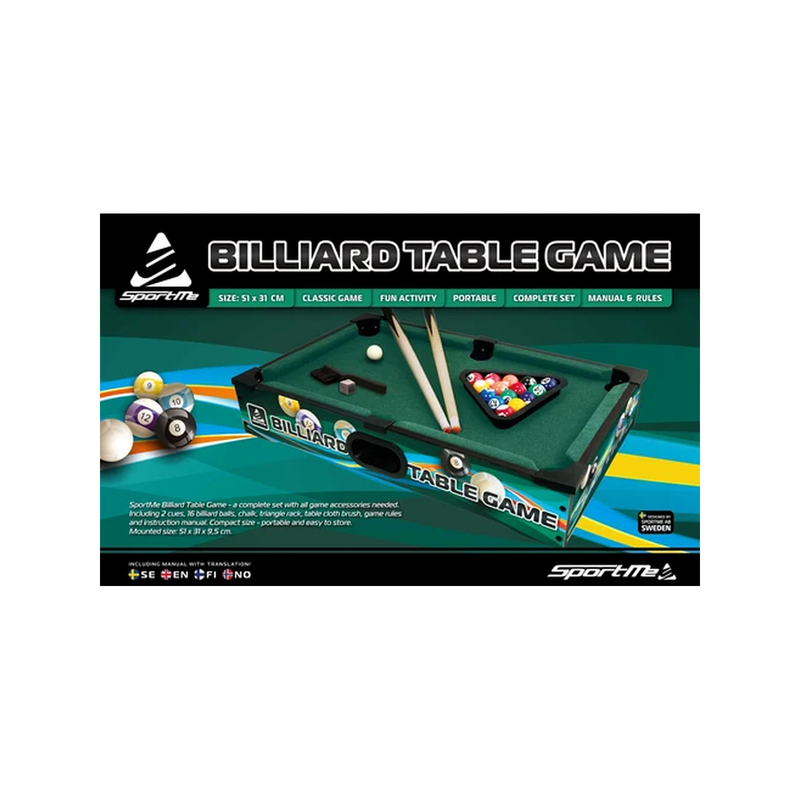 Portable Billiard Table Game 51 × 31 cm