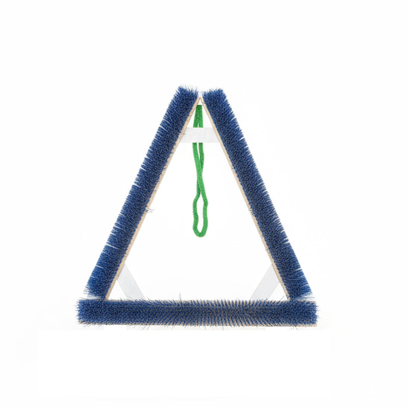 Tirangleborste för fotbollsplaner