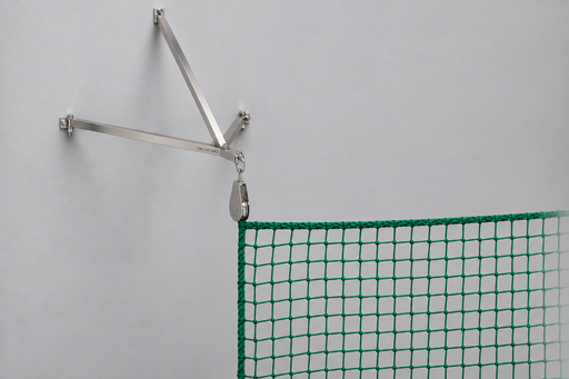 Handball Safety Net 4 × 11 m – Complete Set with Wall Brackets and Floor Anchors - Nordic Sport