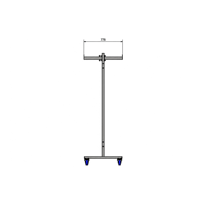 Transport and Storage Trolley for 4 Handball Goals 3 × 2 m - Nordic Sport