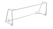 Lazy lift soccer goal 11-a-side - Nordic Sport