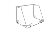 Lazy lift soccer goal 5-a-side/ 3x1,5m - Nordic Sport