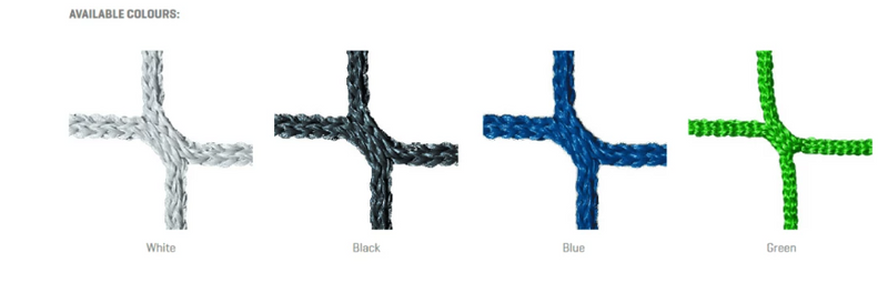 Handball net square mesh 100mm, white, Polypropylene -4mm - Nordic Sport