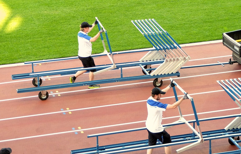 Hurdle Cart Backloaded 40 Hurdles - Track equipment Nordic Sport