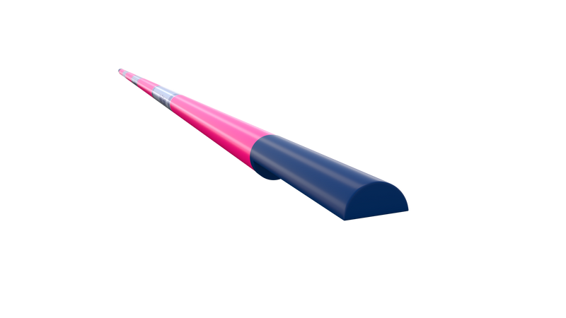 Crossbar Pole Vault Anti-Roll 4.5 m - Pole Vault Nordic Sport